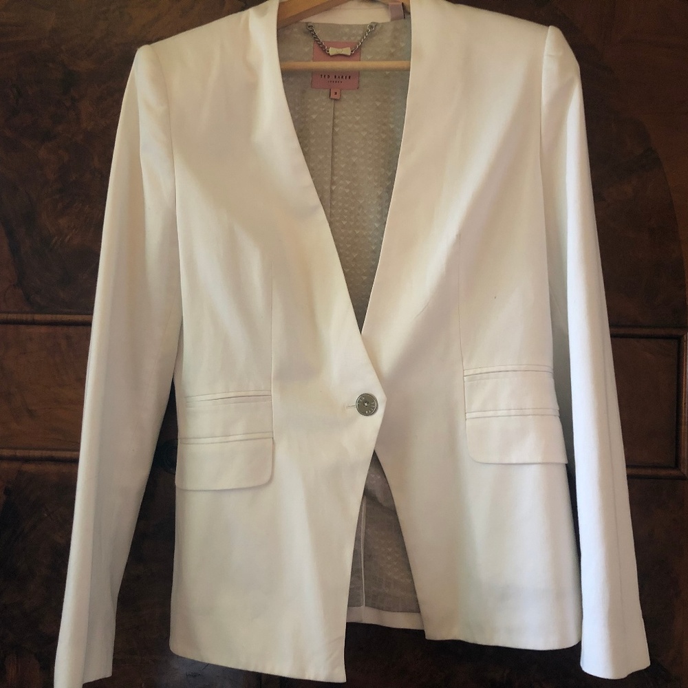 British Chic | White Blazer fit for a Londoner